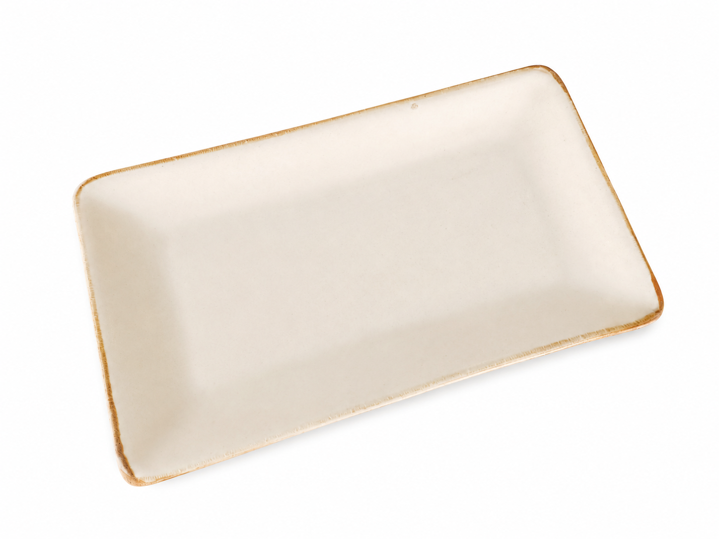Ceramic Rectangular Serving Platter 11 x 6 Inch