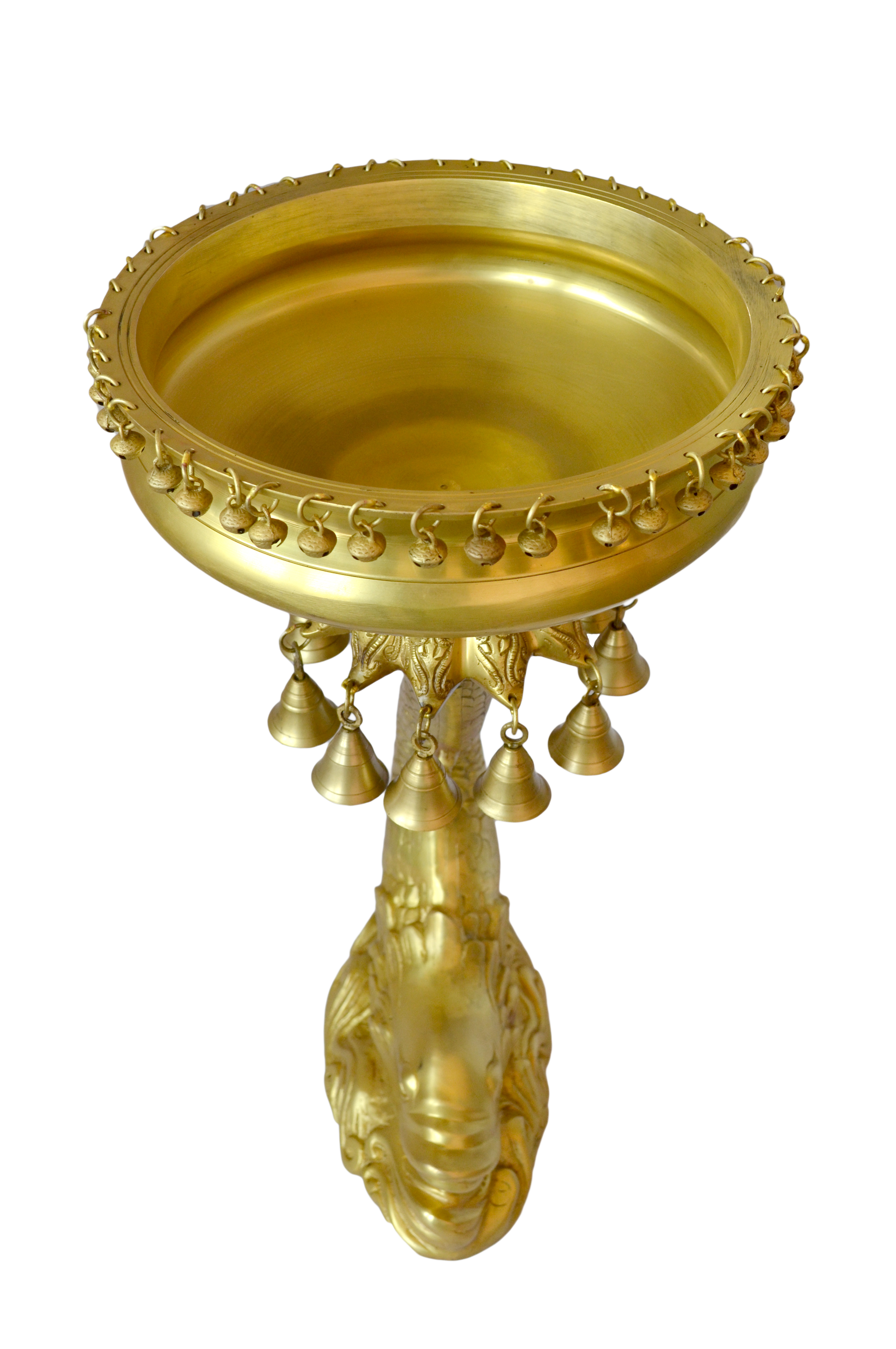 Fish Design Brass Home Decor Urli Stand