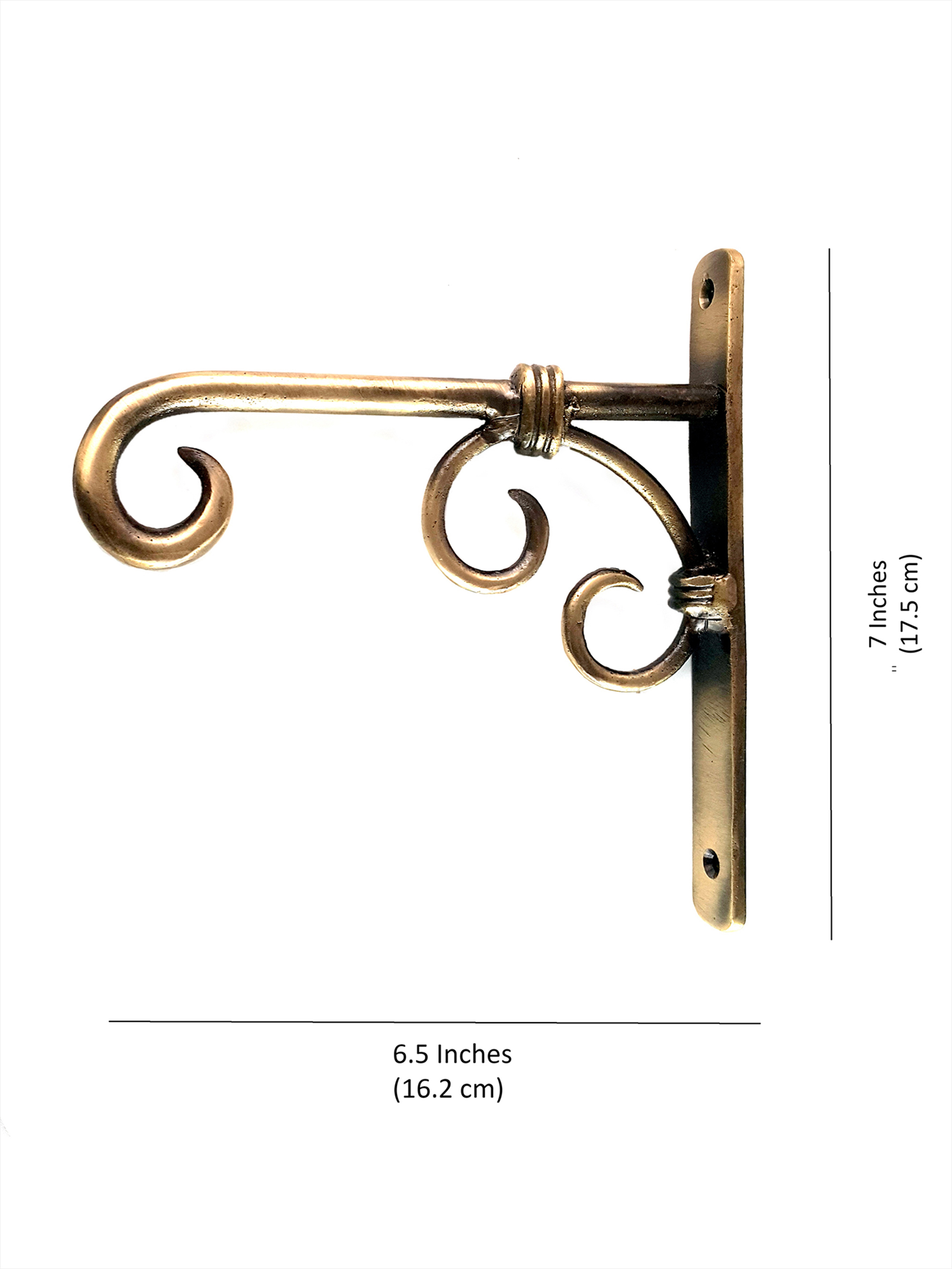 00% Pure Brass Wall Lantern Diya Hanger