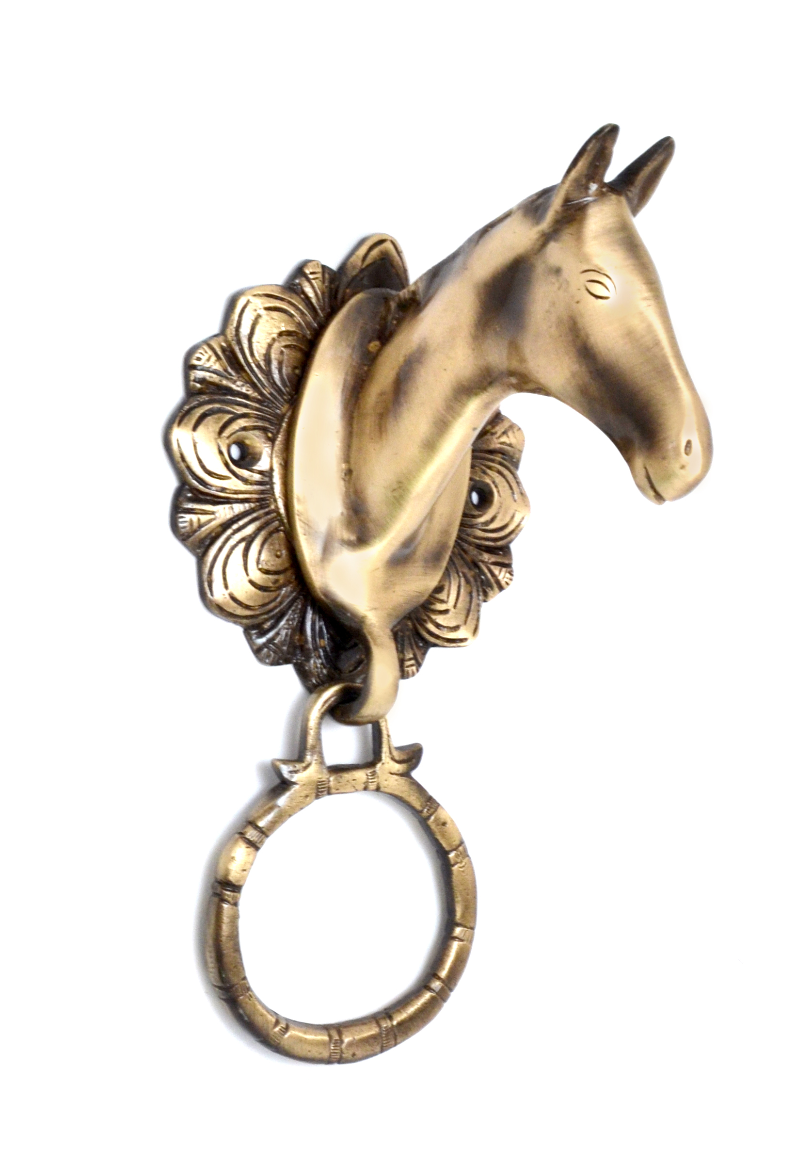 Horse Head Brass Door Knocker