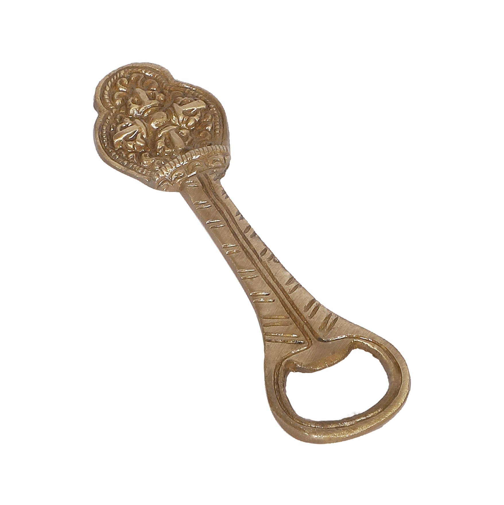 Brass Roman Design Bottle Opener