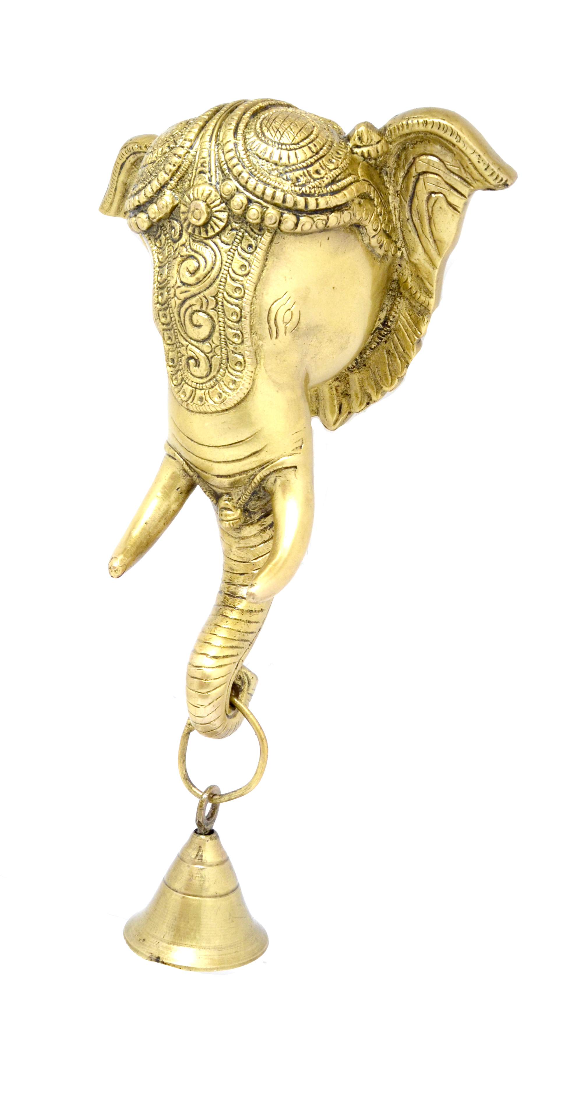 Ganpati Brass Wall Hanging with Bell