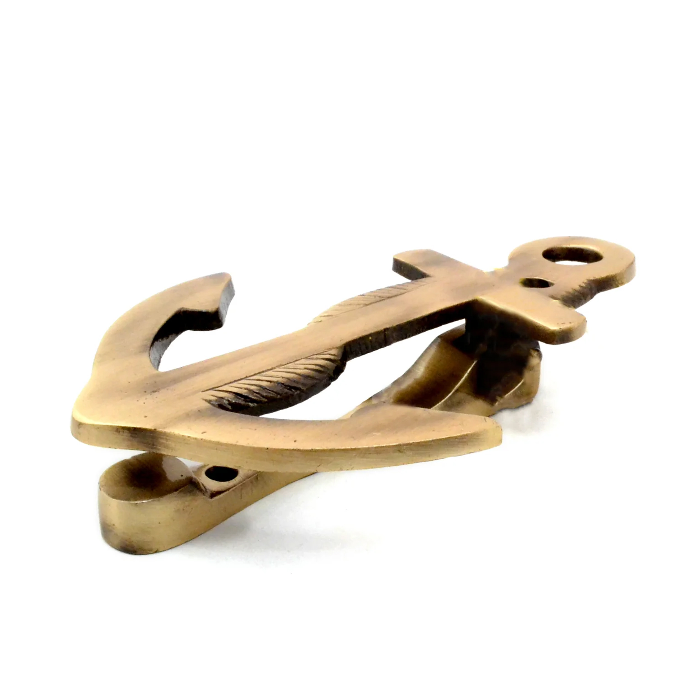 Anchor Design Brass Door Knocker