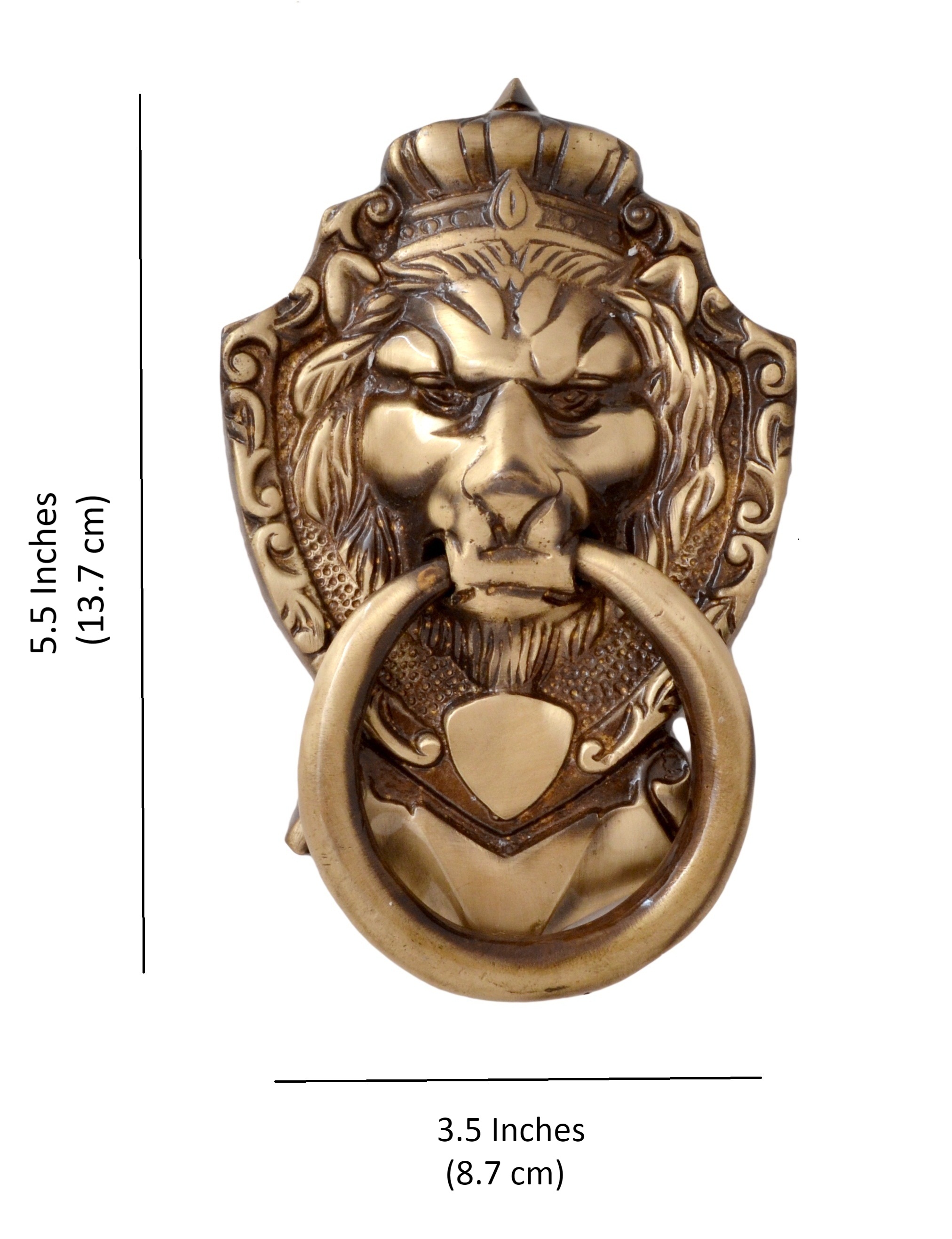 Victorian Style 100% Pure Brass Door Knocker