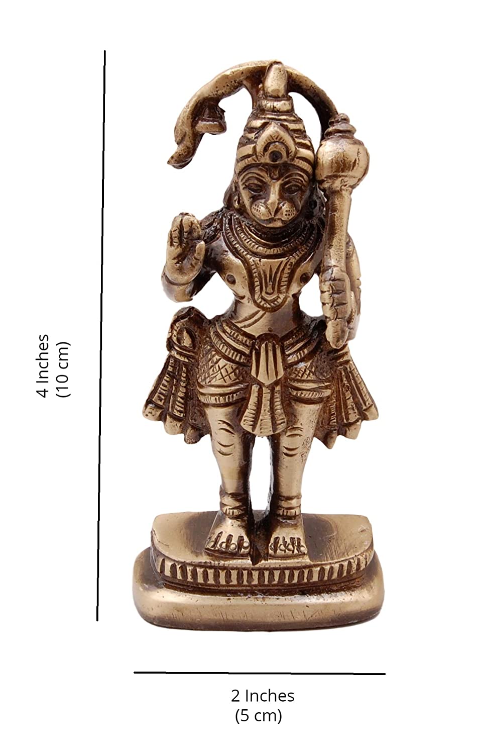 Brass Hanuman Ji Standing Statue